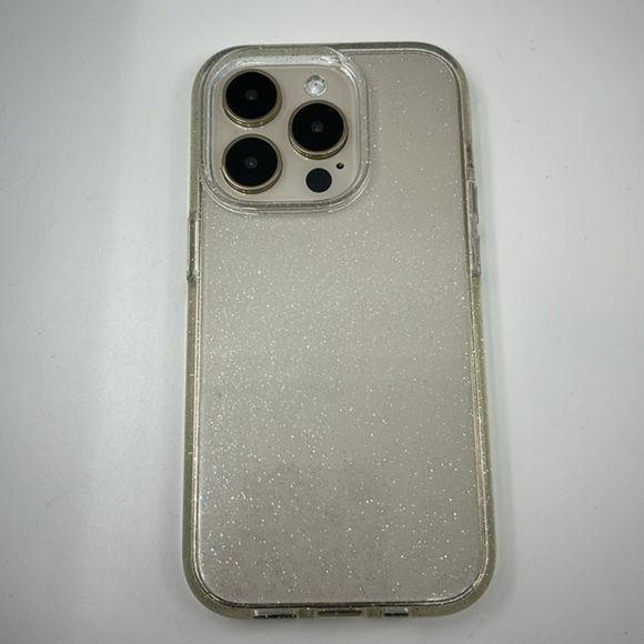 iPhone 14 Pro Clear Series Case - STARDUST: Sleek Protection for Camera & iPhone - Picture 1 of 3